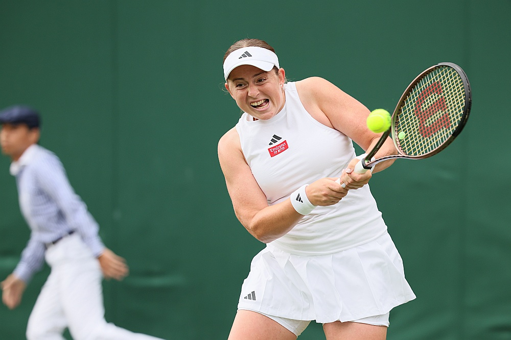 Aļona Ostapenko savā astotajā Vimbldonas čempionātā izstājās otrajā kārtā.