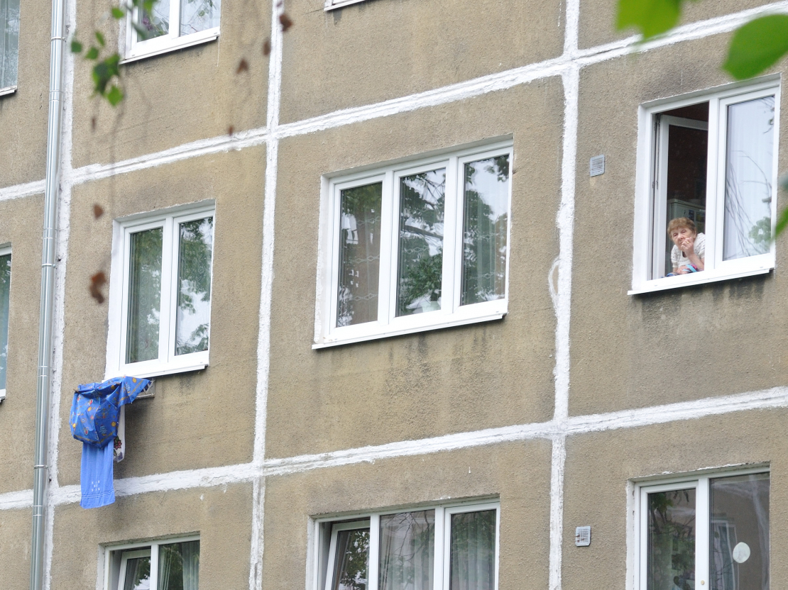 Ilustratīvs attēls. Daudzstāvu daudzdzīvokļu nams. Rīga, Jugla.