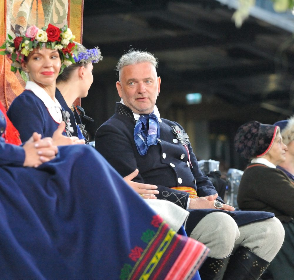 Deju lieluzvedums "Mūžīgais dzinējs". Jānis Purviņš. Dziesmu un deju svētki.