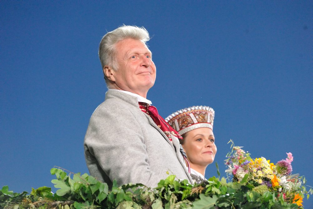 Deju lieluzvedums "Mūžīgais dzinējs". Jānis Ērglis. Dziesmu un deju svētki.