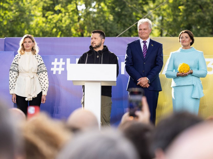 V. Zelenskis Viļņā. NATO samits.
