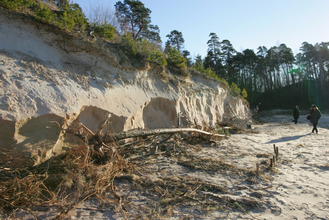 Saulkrastu jūrmala. Smiltis.