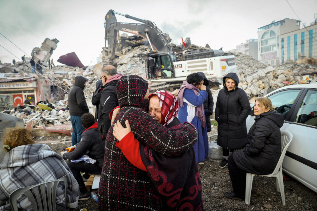 2023. gada 8. februāris Hatajā, Turcijā.