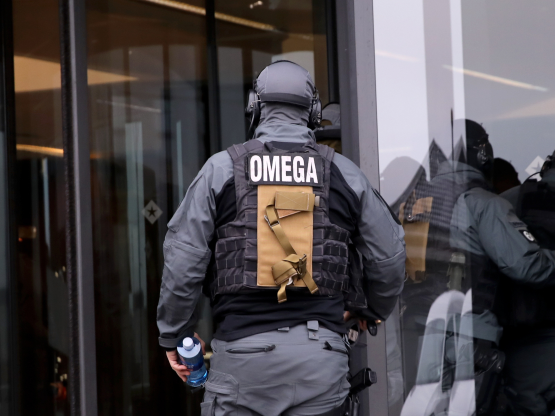 Valsts policijas pretterorisma vienības "Omega" pārstāvis.