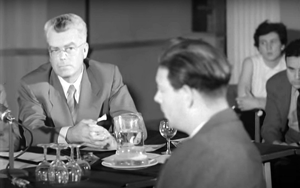 Č. Kerstens (1902–1972) komisijas darba laikā.