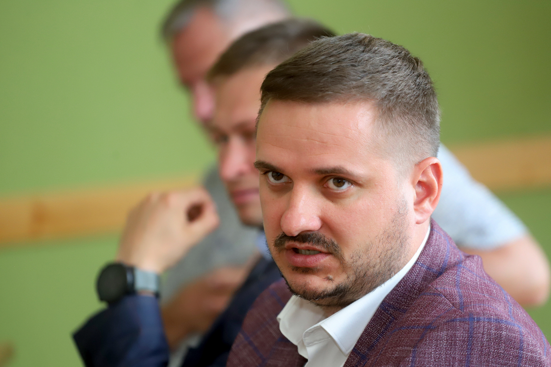 Diskusijas dalībnieki Ērgļos.