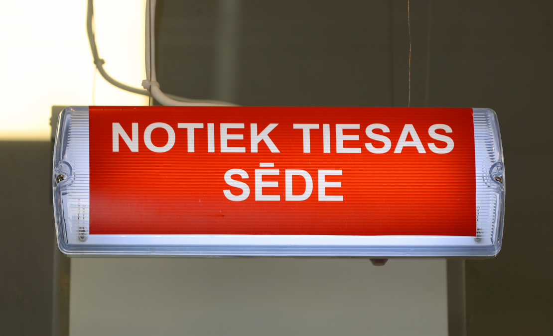 Tiesas sēde. Ilustratīvs attēls.