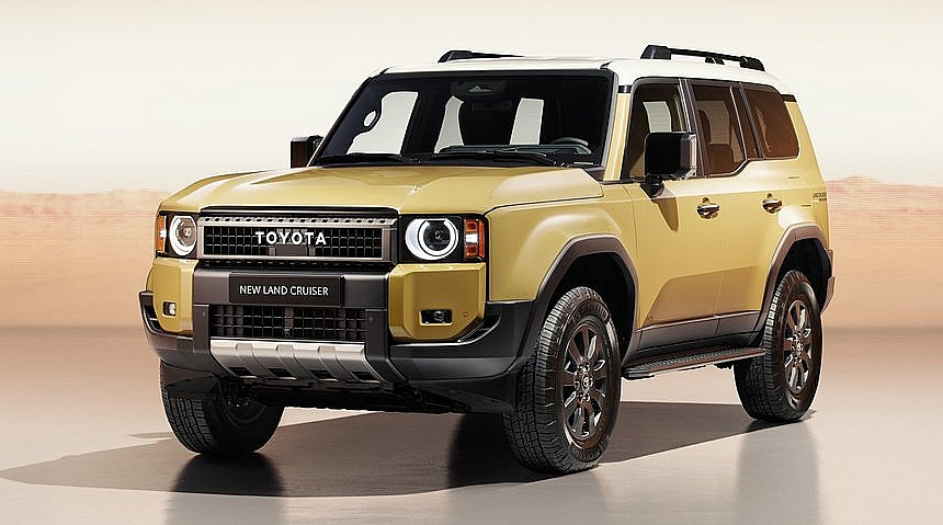 Jauno "Land Cruiser" sola 2024. gadā.