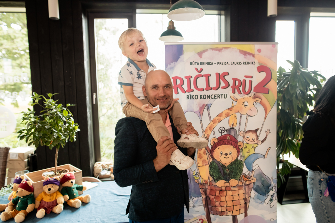 Lācēna Ričija Rū jaunās grāmatas prezentācija. Lauris Reiniks un draugi. 