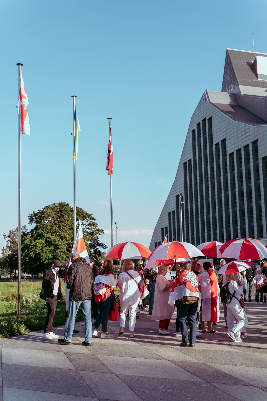 Baltkrievu kopienas gājiens.