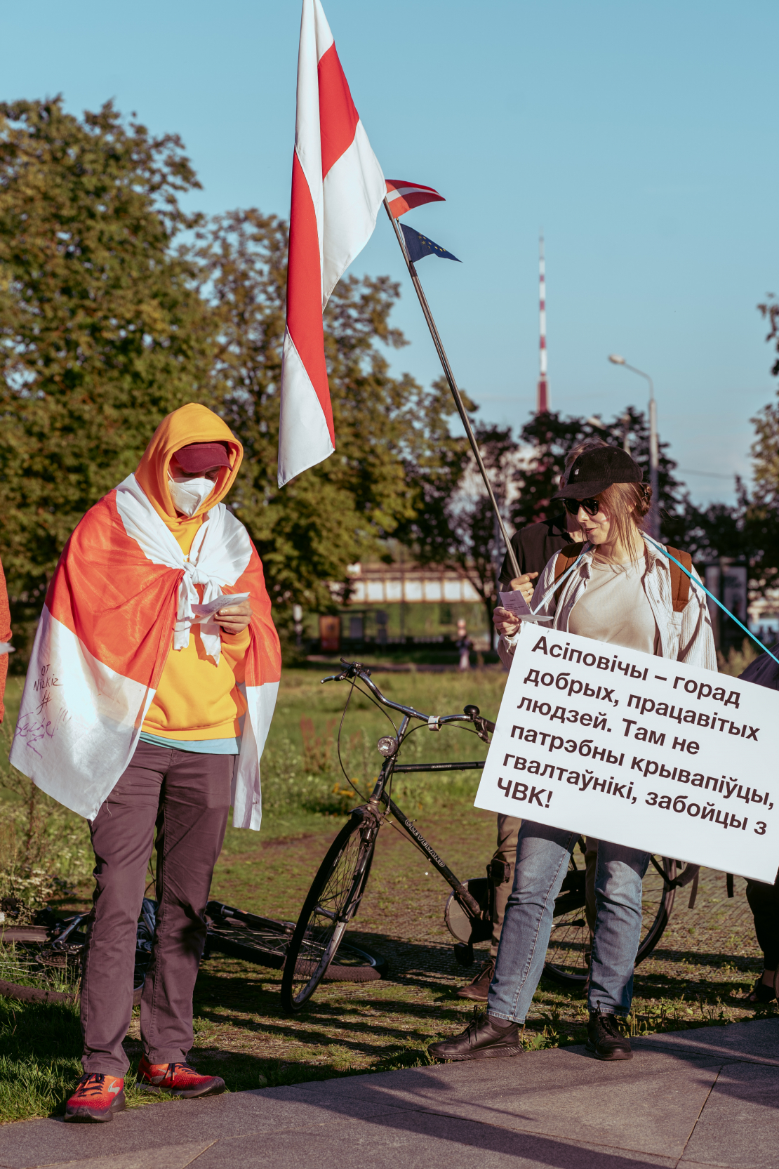 Baltkrievu kopienas gājiens.
