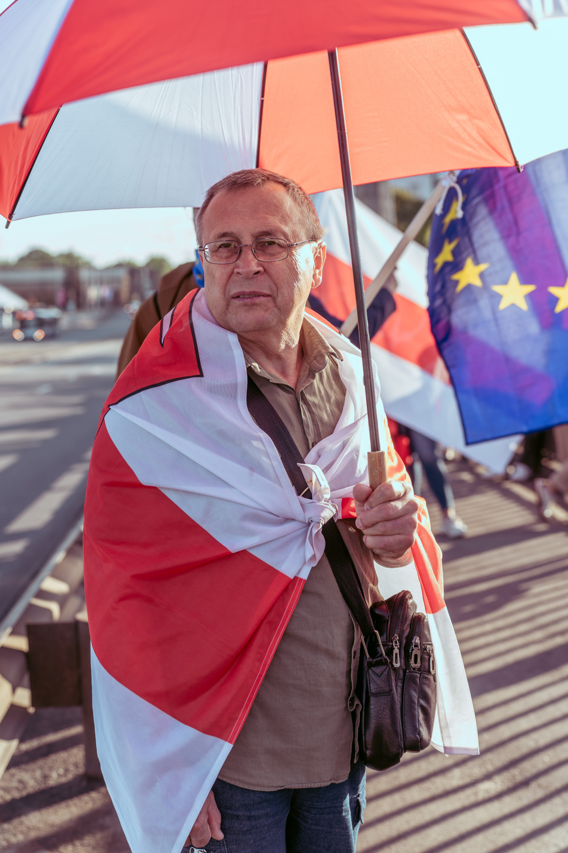 Baltkrievu kopienas gājiens.