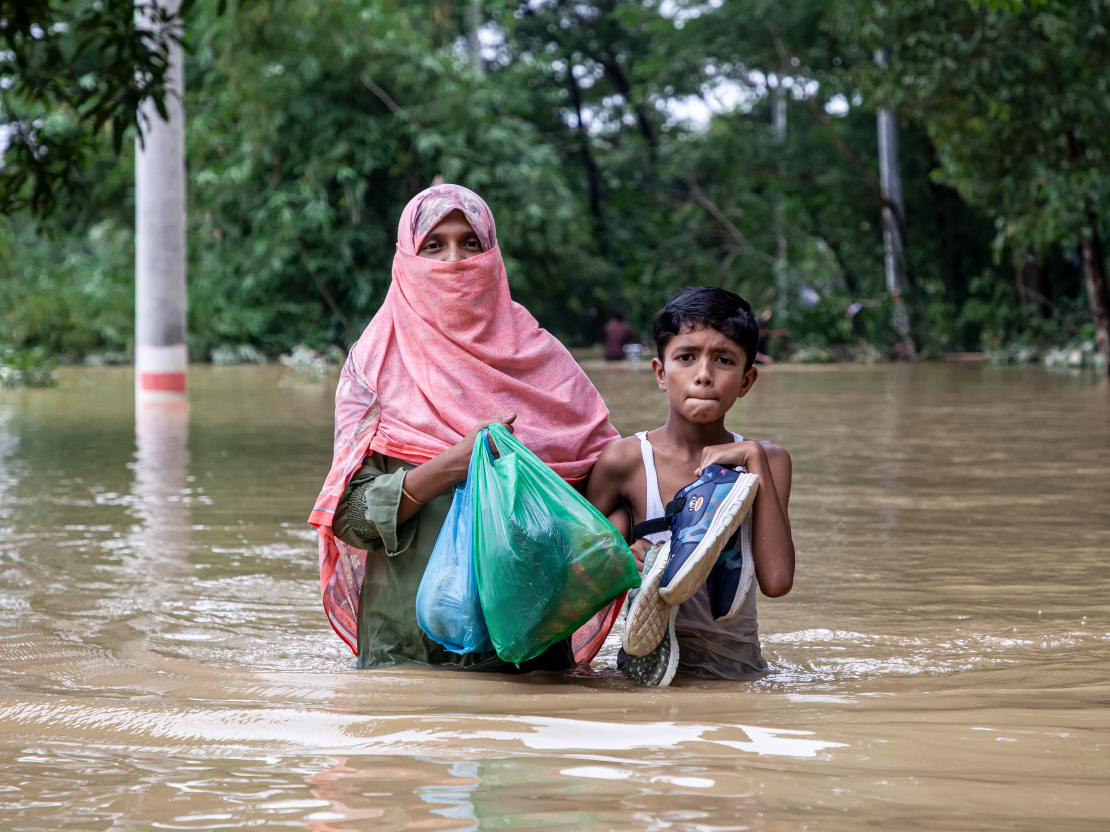 Plūdi Bangladešā.