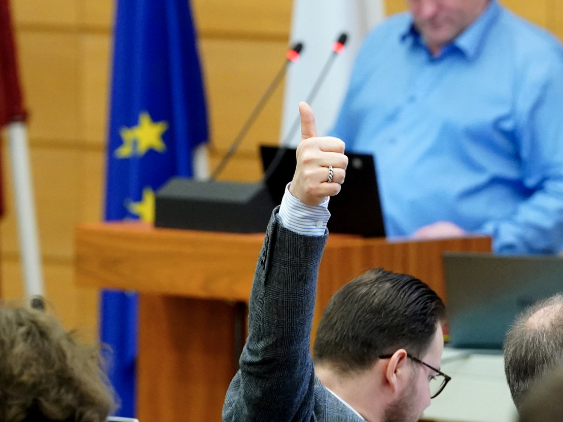 Rīgas domes sēde. Ilustratīvs attēls.