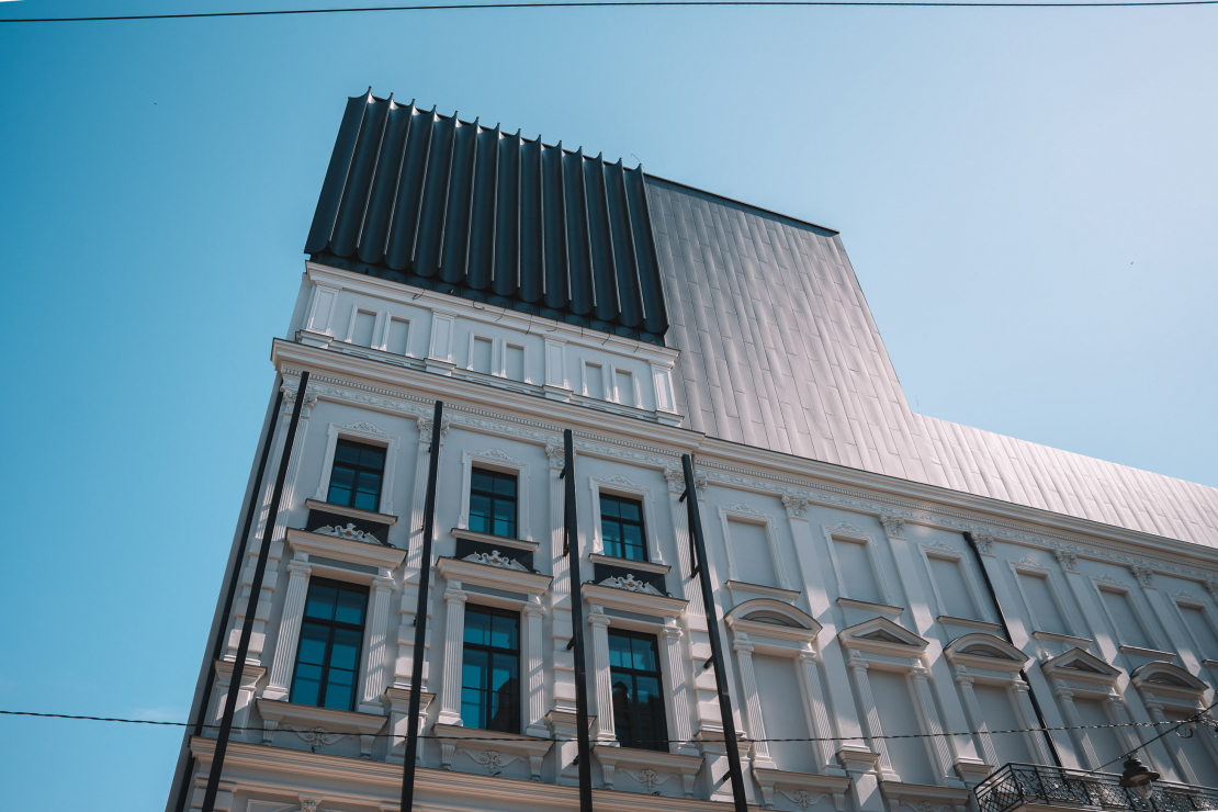 Jaunā Rīgas teātra (JRT) ēku komplekss.