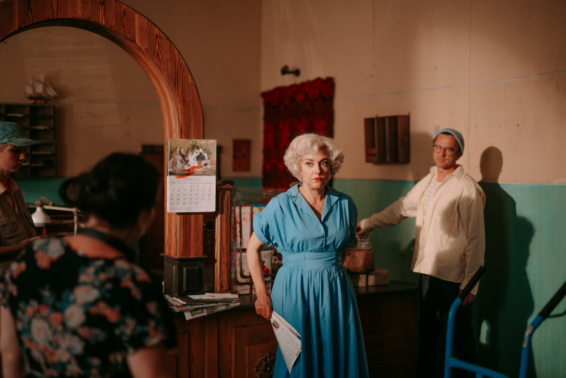 LMT komēdijseriāla "Pilna pastkaste" filmēšana Ķemeros.