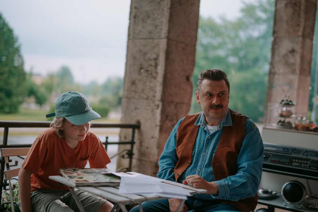 LMT komēdijseriāla "Pilna pastkaste" filmēšana Ķemeros.