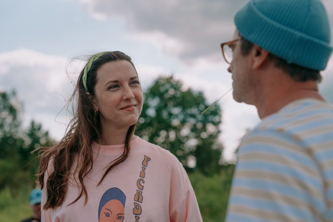 LMT komēdijseriāla "Pilna pastkaste" filmēšana Ķemeros. Anta Aizupe.