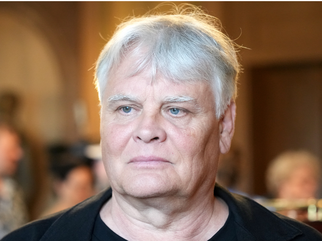 Latvijas Nacionālā baleta mākslinieciskais vadītājs Aivars Leimanis piedalās preses konferencē, kurā informē par Latvijas Nacionālās operas un baleta 2023./2024. gada sezonu.