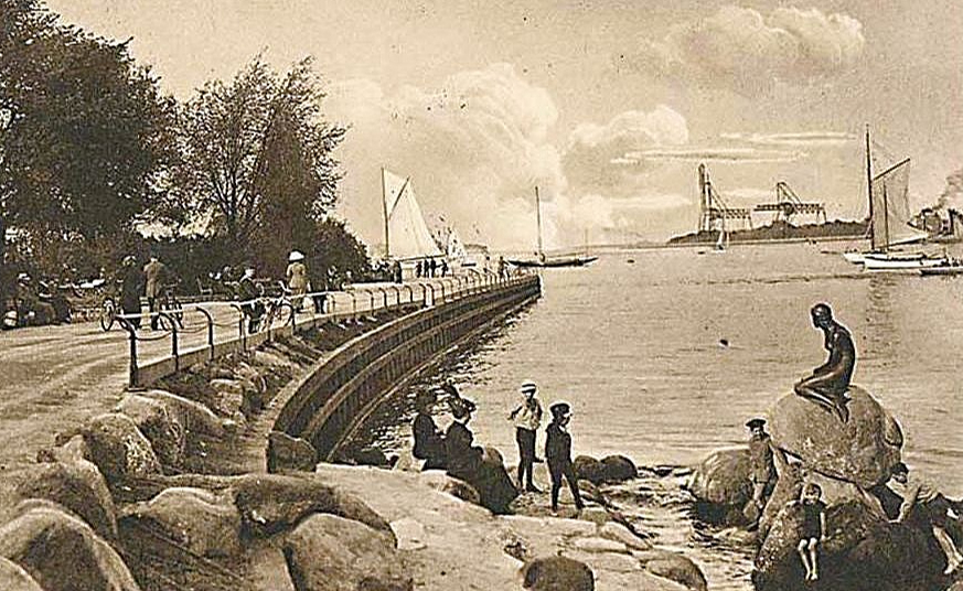 Kopenhāgenas "Mazā nāriņa" drīz pēc atklāšanas.