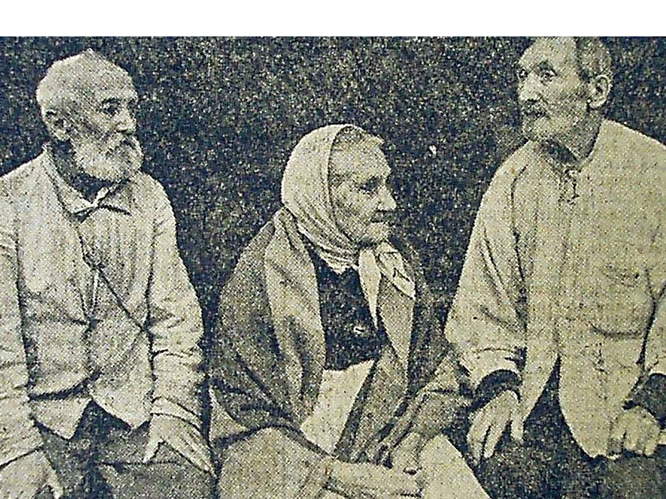 Rīgas nespējnieku nama iemītnieki 20. gs. 20. gados.