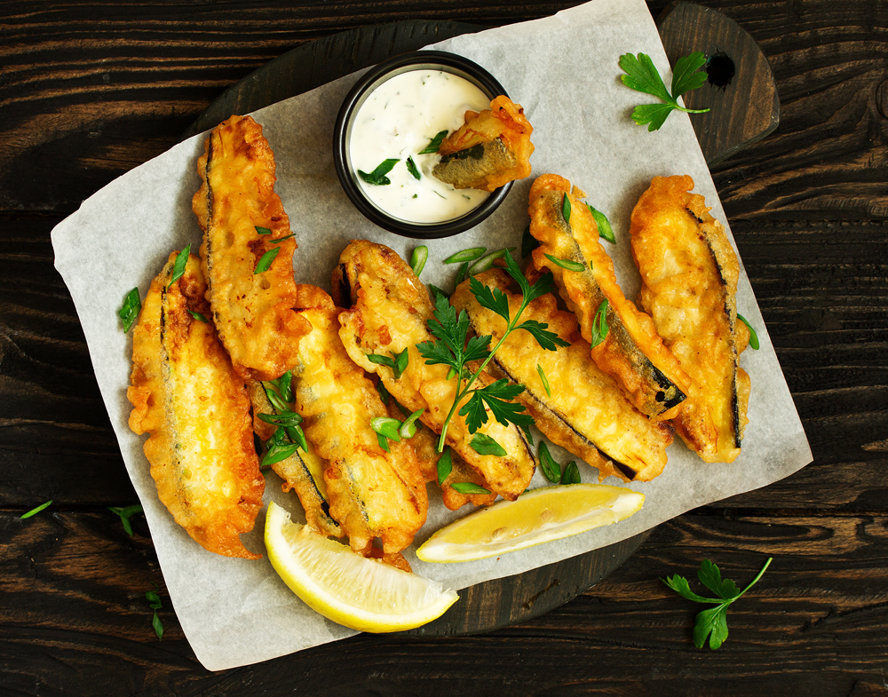 Cukīni tempura