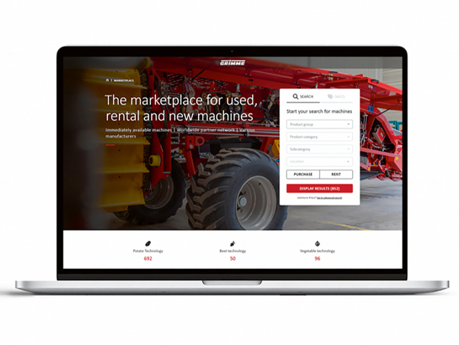 "Grimme" piedāvā pilnībā atjaunotu digitālo tirdzniecības platformu lietotām, jaunām un nomātām automašīnām.