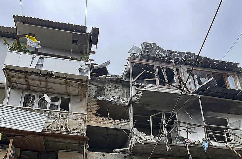 Kalnu Karabahas galvaspilsētā Stepanakertā.