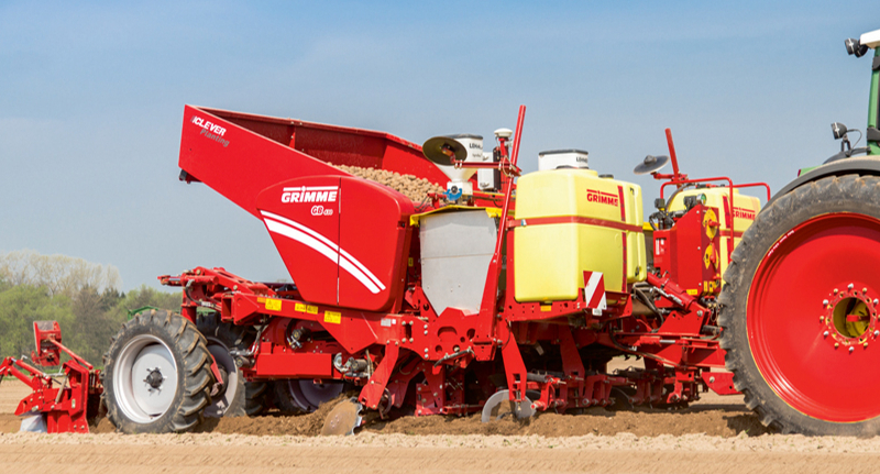 'Grimme TerraProtect PRO' stādāmās mašīnas. 