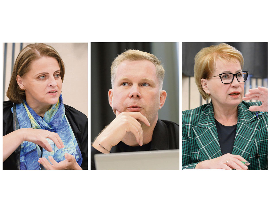 Diskusijas dalībnieki.