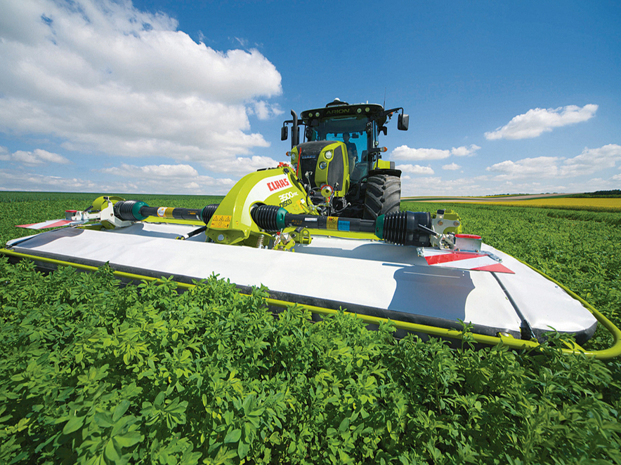 'Claas Disco' pļaujmašīna.