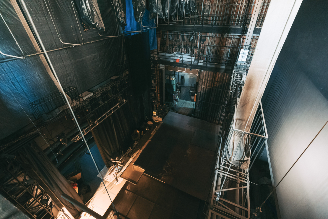 Valmieras Drāmas teātrī turpinās būvdarbi.