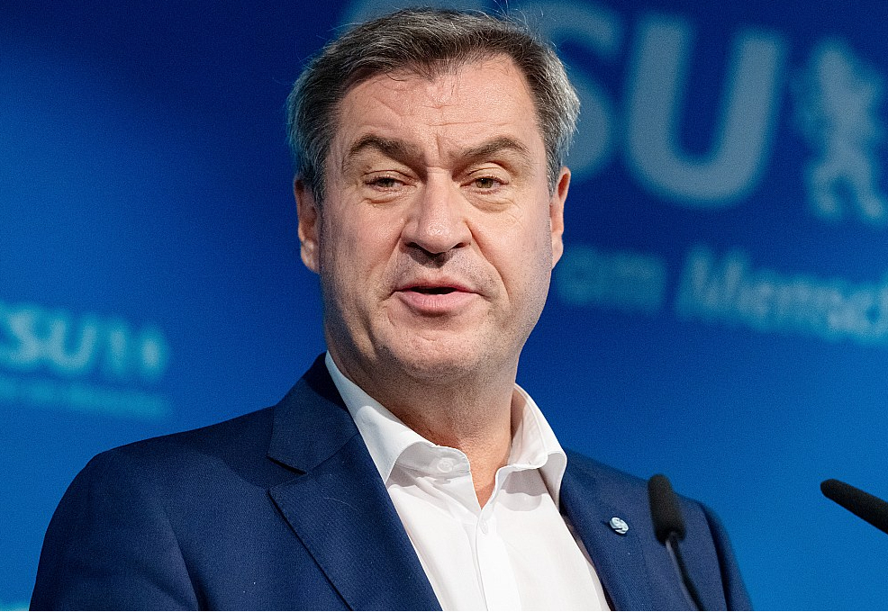 Bavārijas premjerministrs Markuss Zēders.