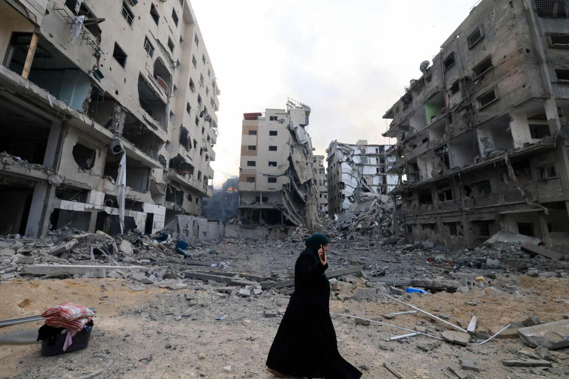 Palestīniešu sieviete Gazā. 