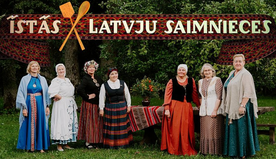 Raidījums "Īstās latvju saimnieces". 