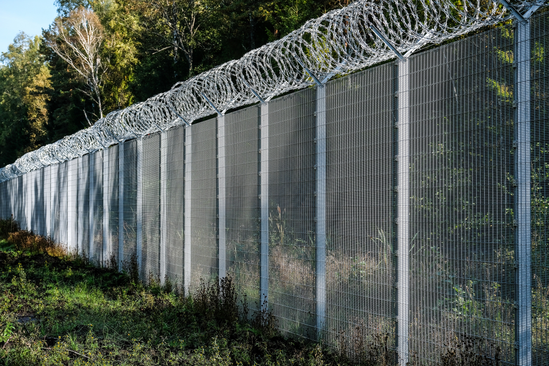 Latvijas–Baltkrievijas robeža Silenē.