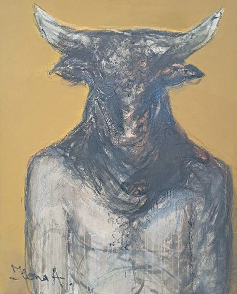 Ilona Abiļeva, "TU", 2020, a. autortehnika, 130x100 cm.