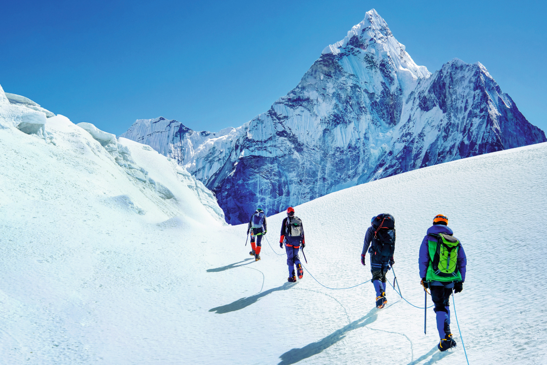 Ceļā uz Everestu.