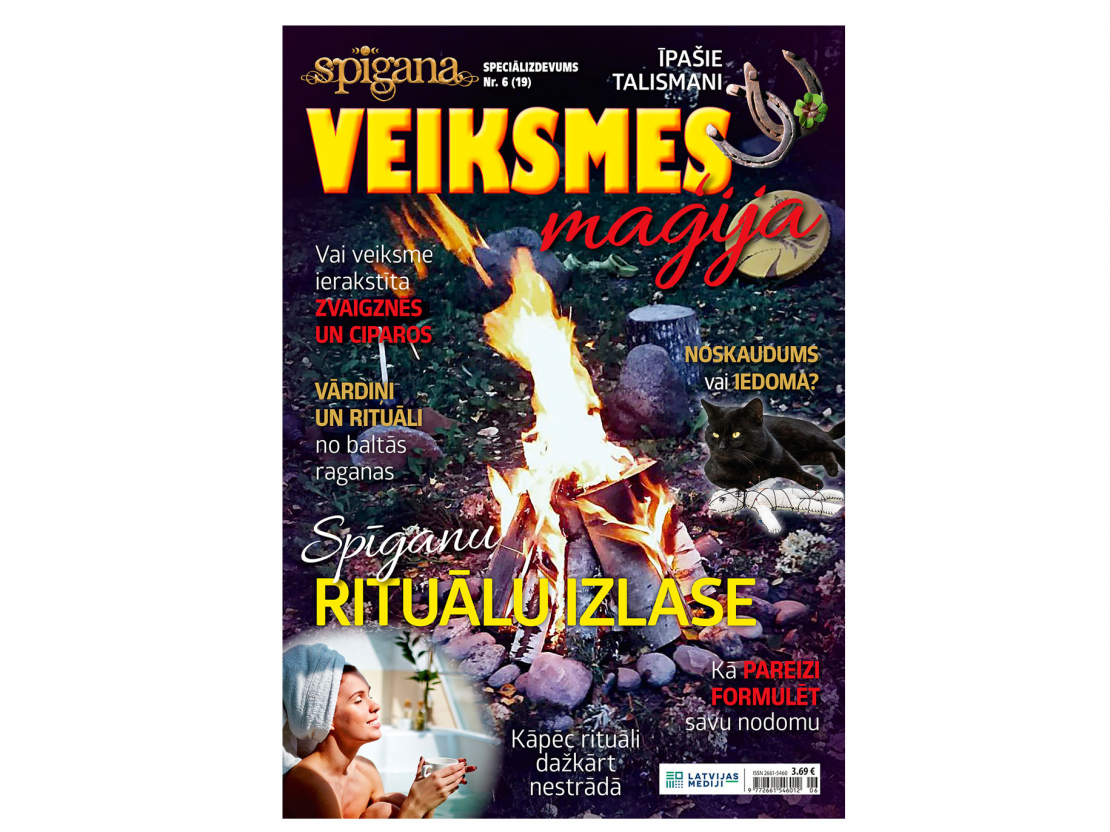 Žurnāla "Spīgana" tematiskais speciālizdevums "Veiksmes Maģija".