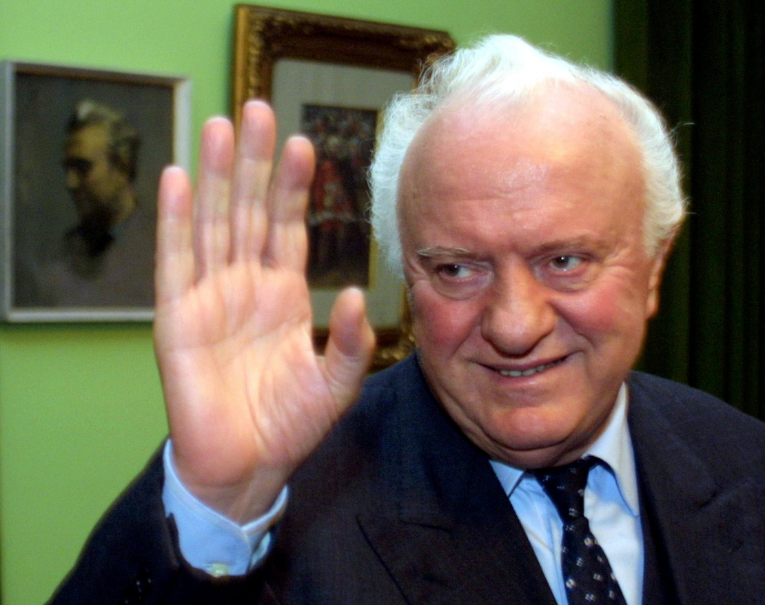 Bijušais Gruzijas prezidents Eduards Ševarnadze 2003. gada 28. novembrī. 