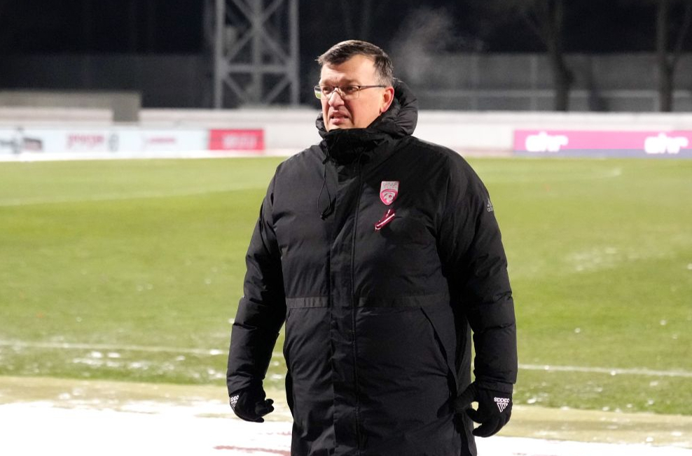 Latvijas futbola izlases treneris Dainis Kazakevičs.