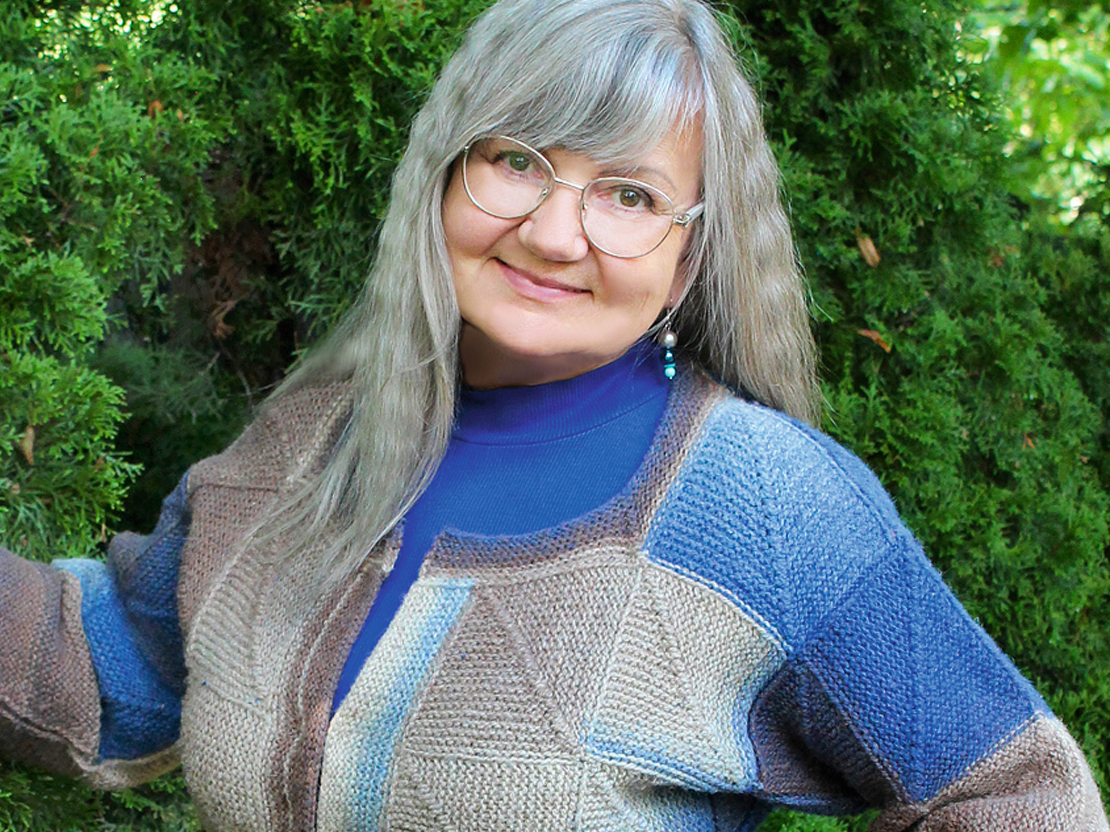 Pečvorka tehnikā adīts kostīms.