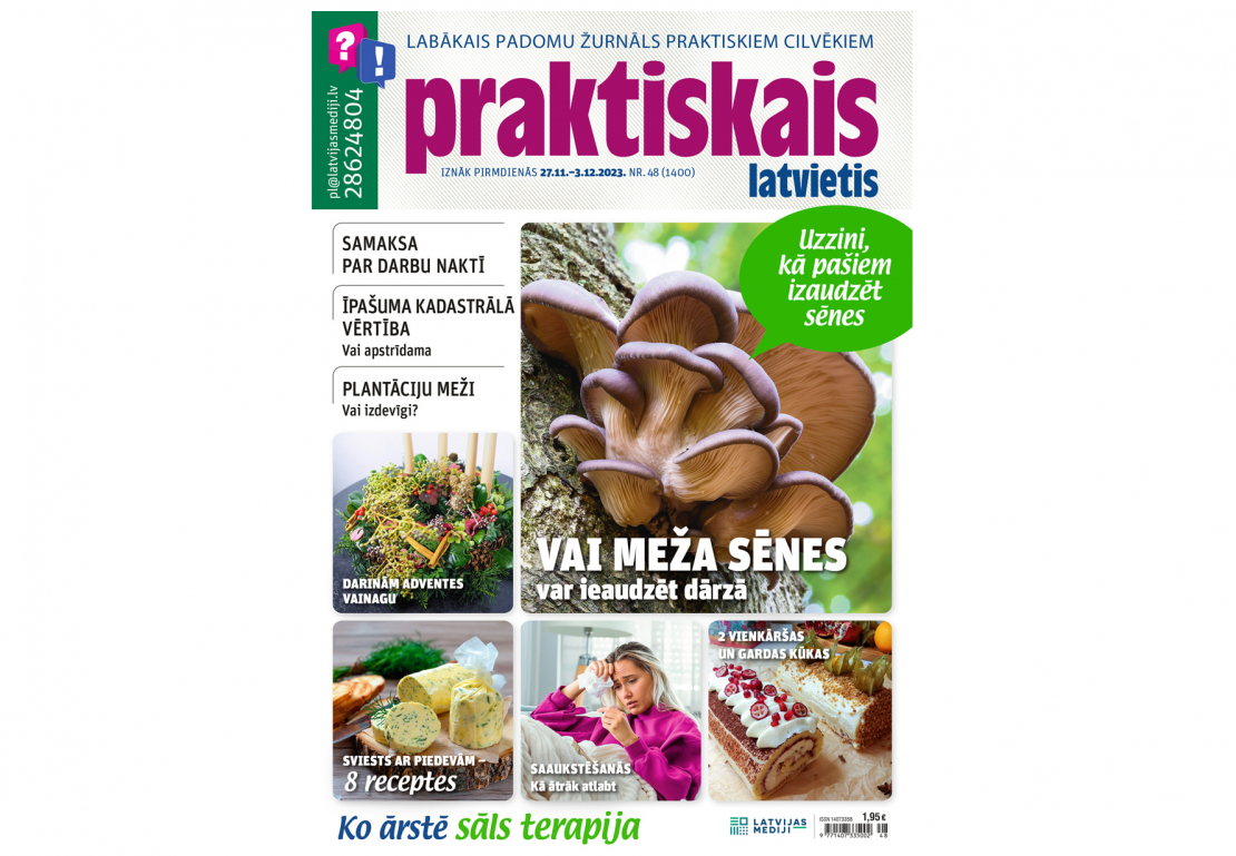 Žurnāla "Praktiskais Latvietis" jaunais numurs. 27.11.-3.12.