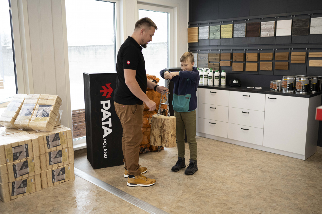 "Patas" veikals Polijas pilsētā Ļubļinā.
