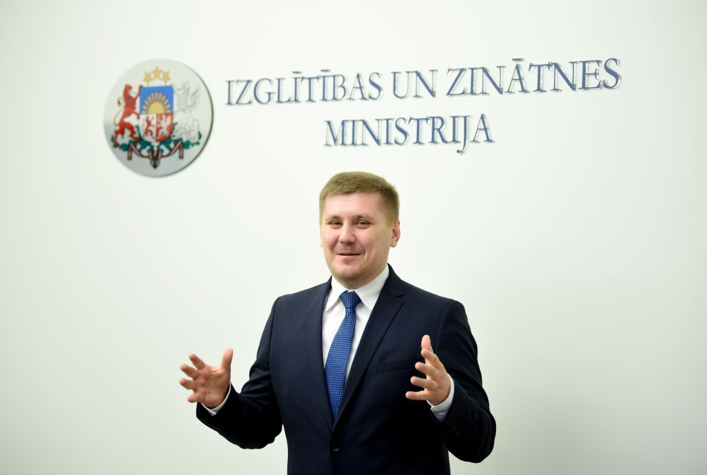 Izglītības un zinātnes ministrijas Sporta departamenta direktors Vladimirs Šteinbergs. 