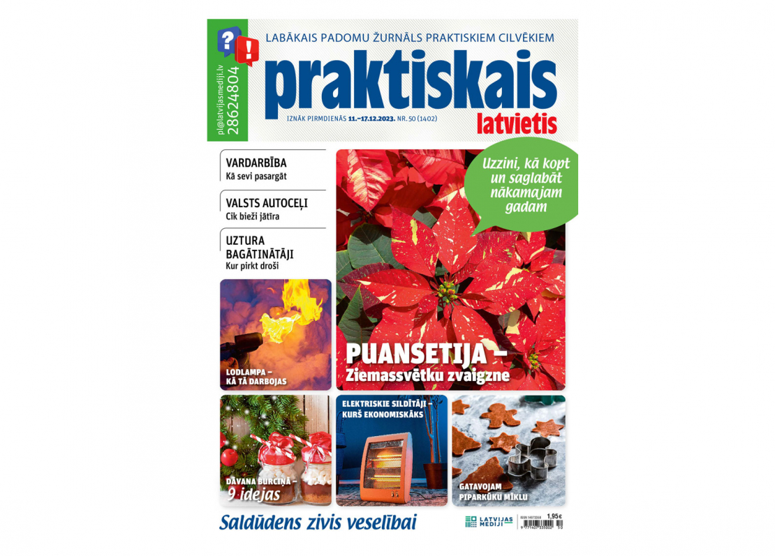 Žurnāla "Praktiskais Latvietis" jaunais numurs. 11.12.-17.12.