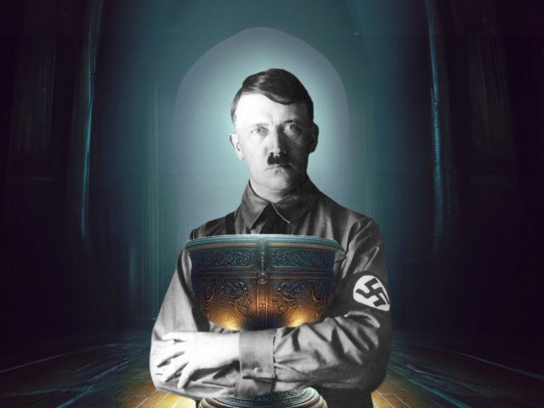 Ar dažādām okultajām teorijām pārņemtais Hitlers uzskatīja, ka viņam obligāti nepieciešams savās rokās dabūt arī Grāla kausu.