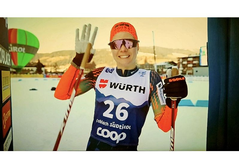 Patrīcija Eiduka negaidīti labi sākusi prestižo "Tour de Ski" slēpošanas seriālu, kurā pēc trim posmiem ir 11. vietā.