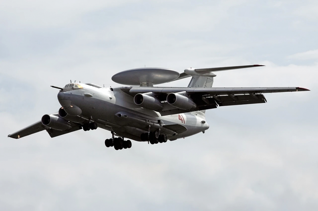 Krievijas izlūkošanas lidmašīna A-50.