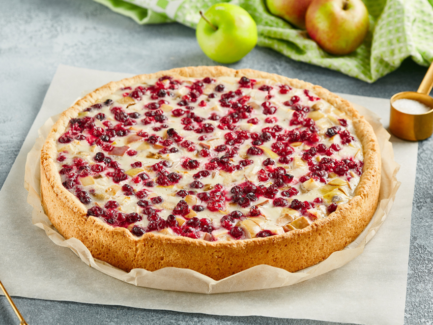 Ābolu un ogu tarte.